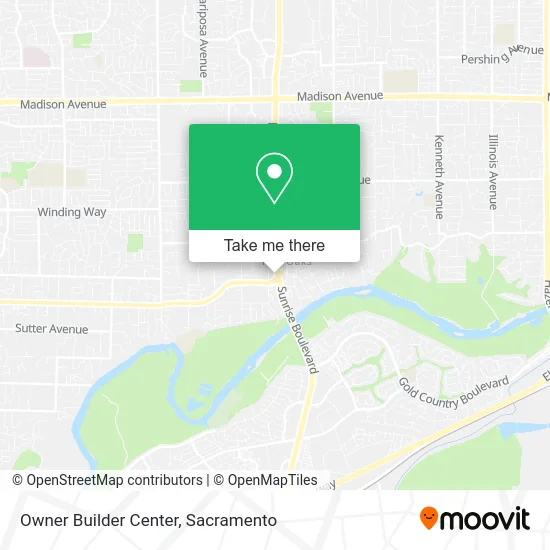 Owner Builder Center map