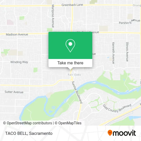Mapa de TACO BELL