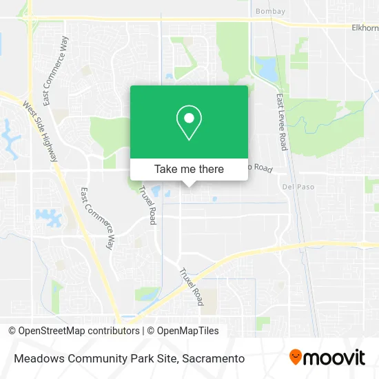 Mapa de Meadows Community Park Site