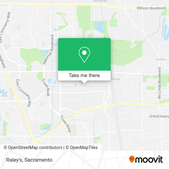 Mapa de Raley's