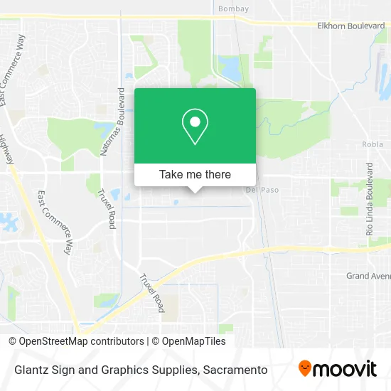 Mapa de Glantz Sign and Graphics Supplies