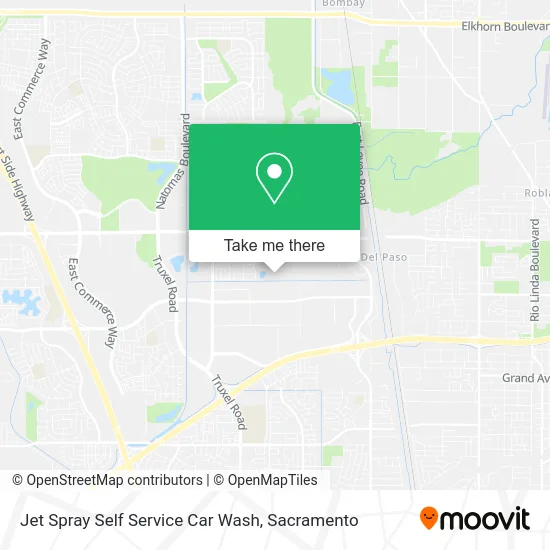 Mapa de Jet Spray Self Service Car Wash