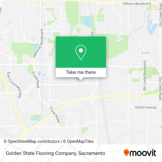Mapa de Golden State Flooring Company