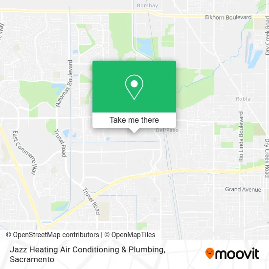 Mapa de Jazz Heating Air Conditioning & Plumbing