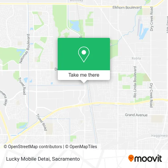 Lucky Mobile Detai map