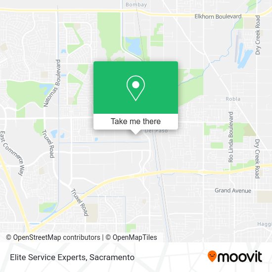 Elite Service Experts map
