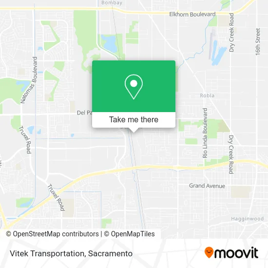 Mapa de Vitek Transportation