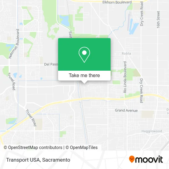 Transport USA map