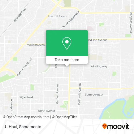 Mapa de U-Haul