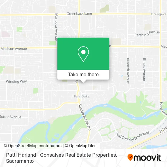 Mapa de Patti Harland - Gonsalves Real Estate Properties