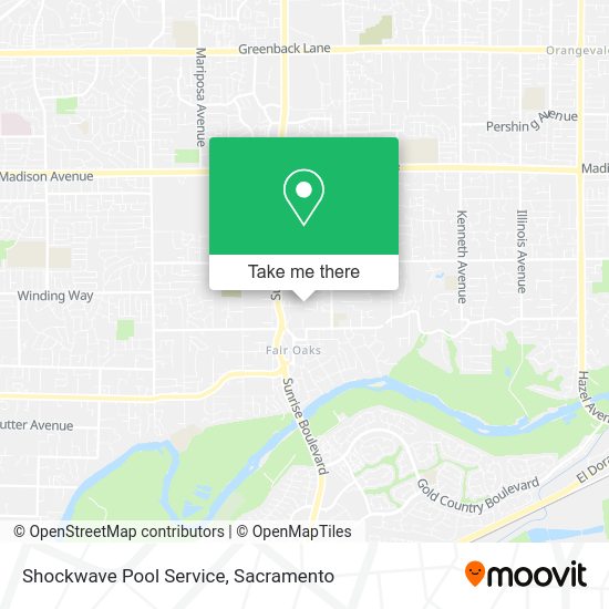 Shockwave Pool Service map