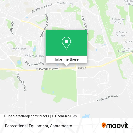 Recreational Equipment map