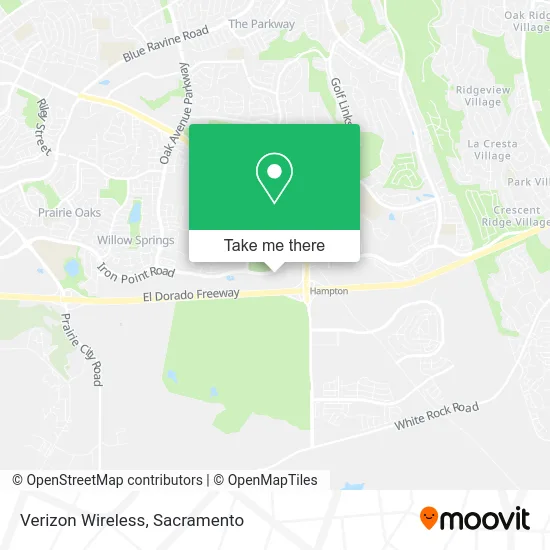Mapa de Verizon Wireless