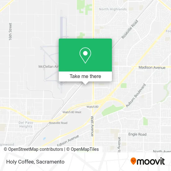 Mapa de Holy Coffee