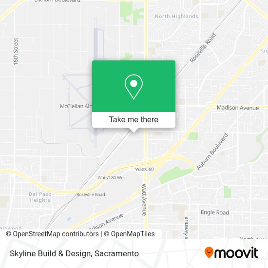 Skyline Build & Design map