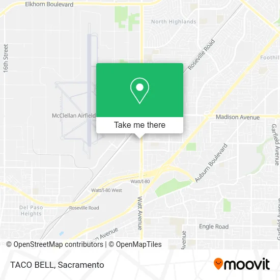 Mapa de TACO BELL