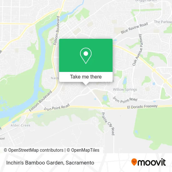 Mapa de Inchin's Bamboo Garden