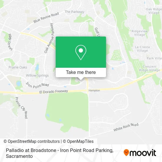 Mapa de Palladio at Broadstone - Iron Point Road Parking