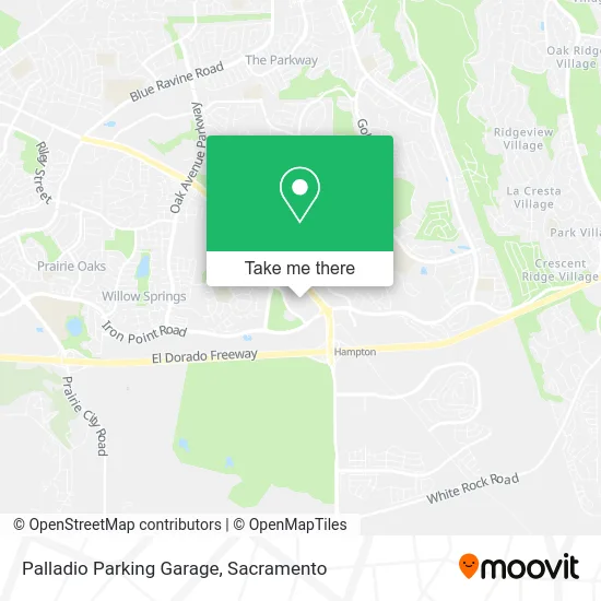 Mapa de Palladio Parking Garage