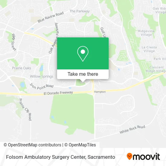 Mapa de Folsom Ambulatory Surgery Center