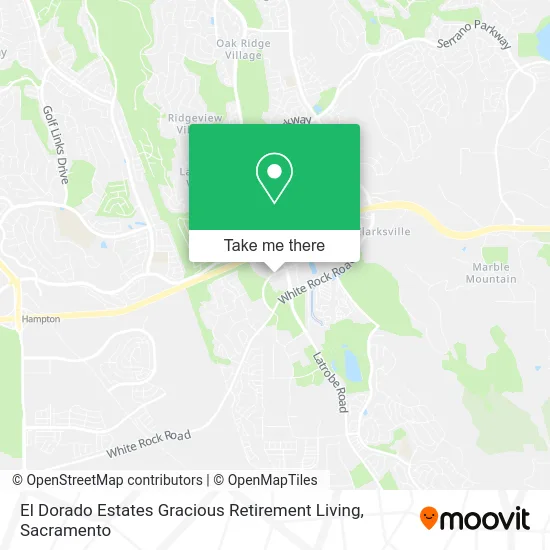 Mapa de El Dorado Estates Gracious Retirement Living