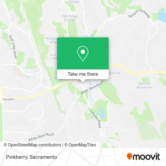 Pinkberry map