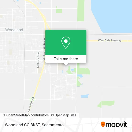 Mapa de Woodland CC BKST