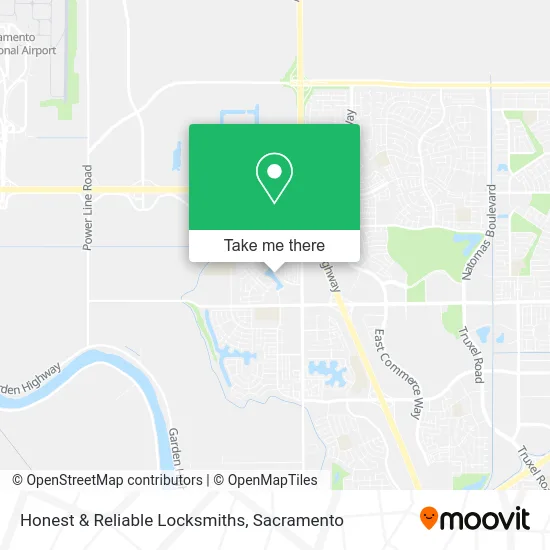 Mapa de Honest & Reliable Locksmiths