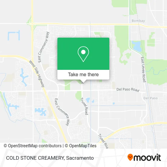 Mapa de COLD STONE CREAMERY