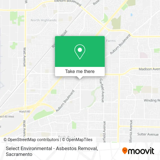 Mapa de Select Environmental - Asbestos Removal