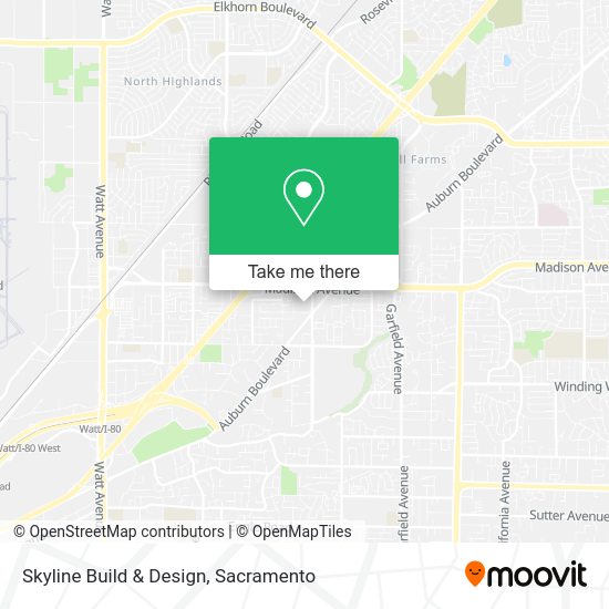 Skyline Build & Design map