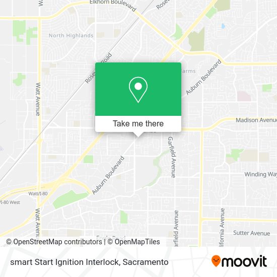 smart Start Ignition Interlock map