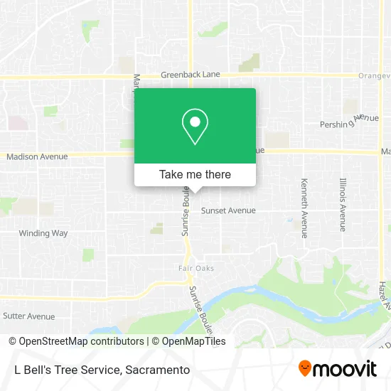 Mapa de L Bell's Tree Service