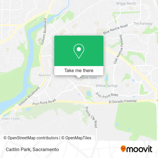 Caitlin Park map
