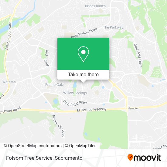 Folsom Tree Service map