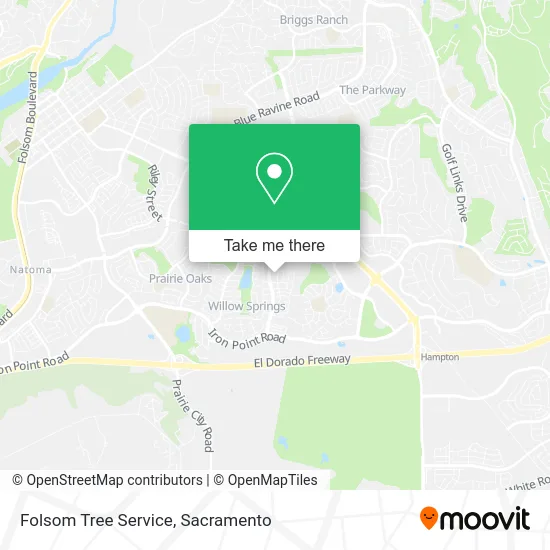 Mapa de Folsom Tree Service