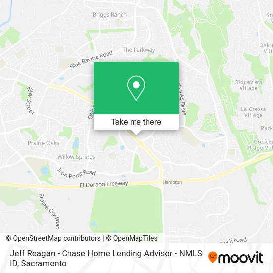 Jeff Reagan - Chase Home Lending Advisor - NMLS ID map