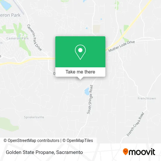Golden State Propane map