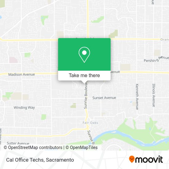 Cal Office Techs map