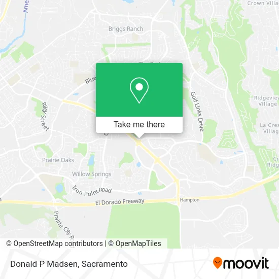Mapa de Donald P Madsen