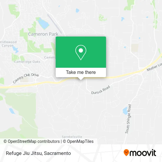 Mapa de Refuge Jiu Jitsu