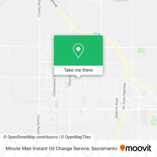 Mapa de Minute Man Instant Oil Change Service