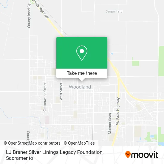 LJ Braner Silver Linings Legacy Foundation map