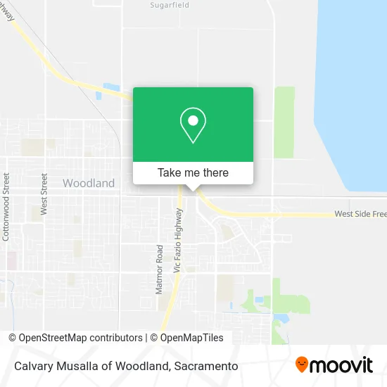 Mapa de Calvary Musalla of Woodland