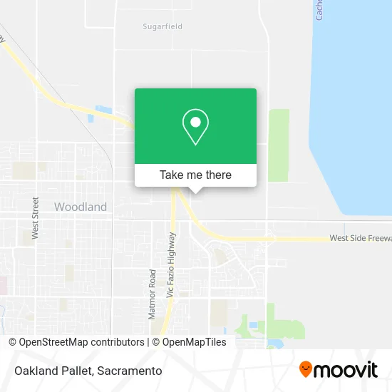Mapa de Oakland Pallet