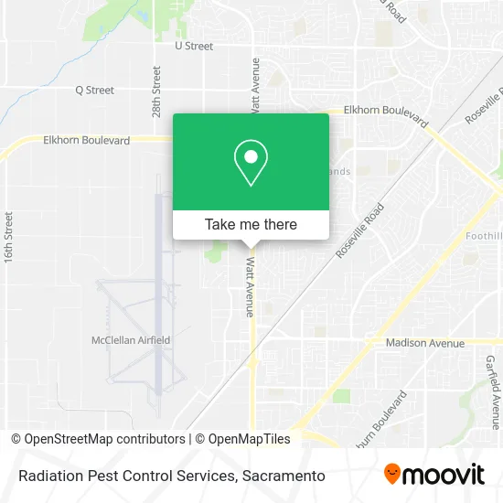 Mapa de Radiation Pest Control Services
