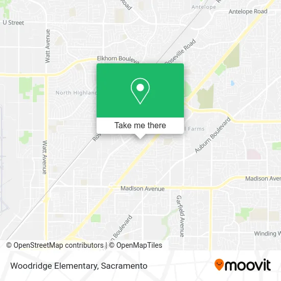 Mapa de Woodridge Elementary