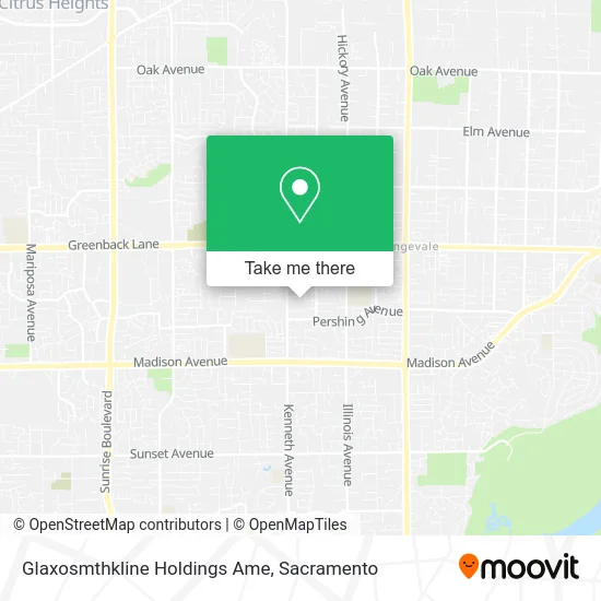 Mapa de Glaxosmthkline Holdings Ame