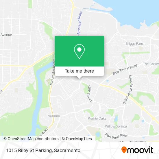 Mapa de 1015 Riley St Parking