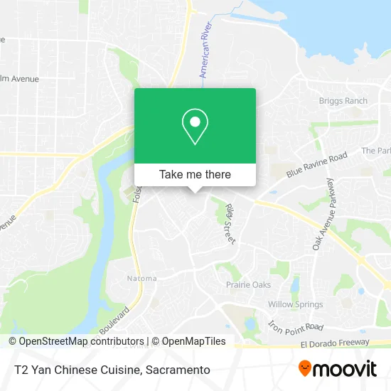 Mapa de T2 Yan Chinese Cuisine